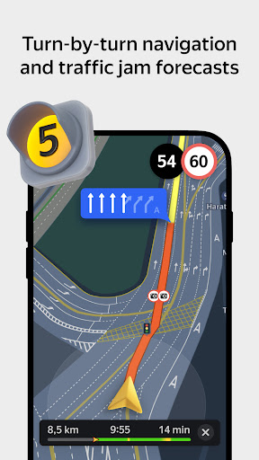 Captura de pantalla de Yandex Maps and Navigator