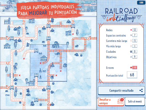 Captura de pantalla de Railroad Ink Challenge