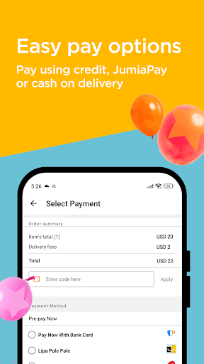 Captura de pantalla de JUMIA Online Shopping