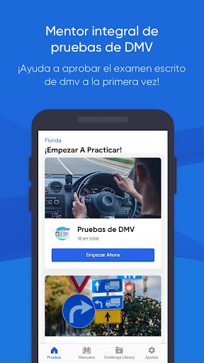 Captura de pantalla de DMV Prueba de Práctica 2026