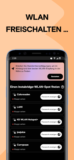 Instabridge: WiFi Map Screenshot