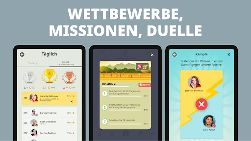 QuizzLand Allgemeinwissen Quiz Screenshot