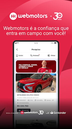 Webmotors: comprar carro screenshot