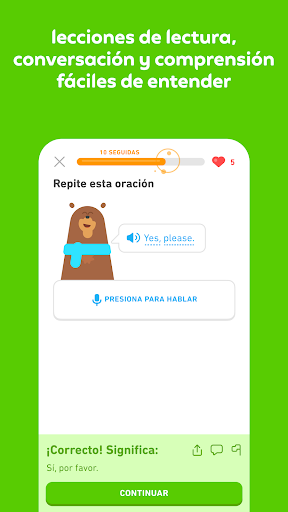 Captura de pantalla de Duolingo: Aprende Idiomas
