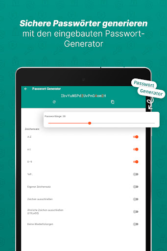 Password Safe und Manager Screenshot