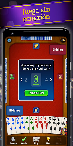 Captura de pantalla de Spades Juego de cartas clásico