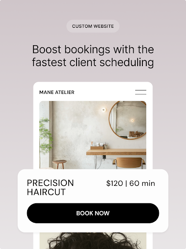 Captura de pantalla de GlossGenius: Booking, Payments
