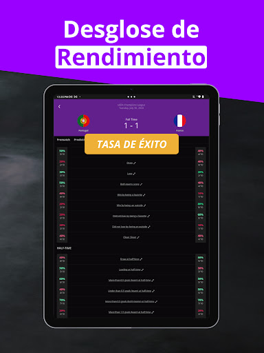 Captura de pantalla de 180Score Predicciones Fútbol