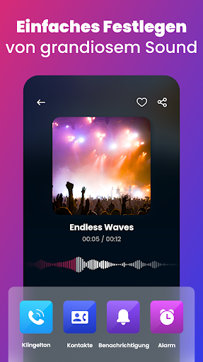 Klingelton Lieder für Android Screenshot