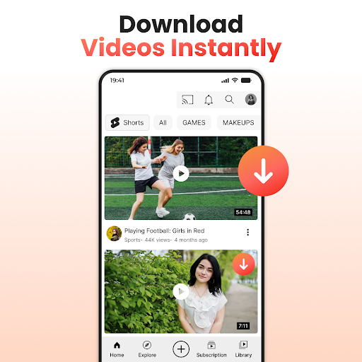 Video Downloader and 4k Player screenshot