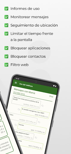 Captura de pantalla de MMGuardian App para Padres