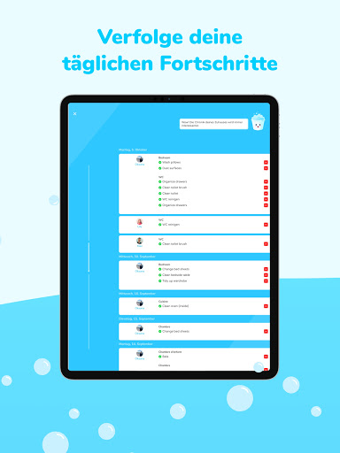 Sweepy: Dein Putzplan Screenshot