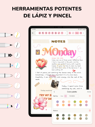Captura de pantalla de Journal: Notas, Planner, PDFs