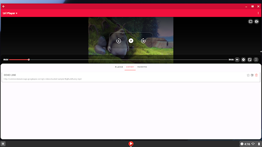 Captura de pantalla de Url Player +