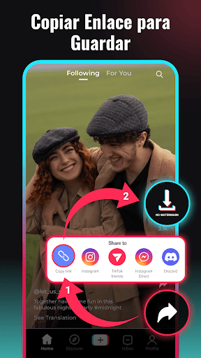 Captura de pantalla de Descargar Videos TT - Snaptok