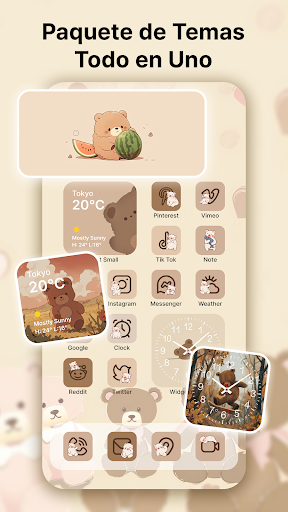 Captura de pantalla de Temas: Wallpaper, Widgets