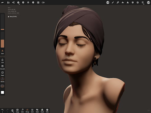 Captura de pantalla de Nomad Sculpt