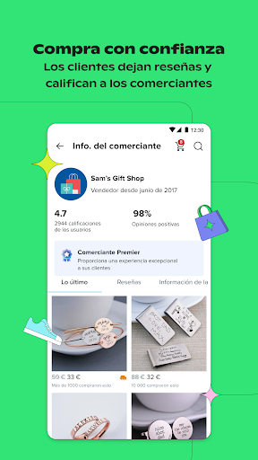 Captura de pantalla de Wish: compra y ahorra