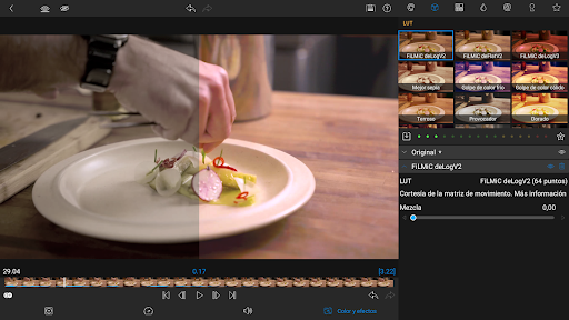 Captura de pantalla de LumaFusion:Editor de vídeo pro