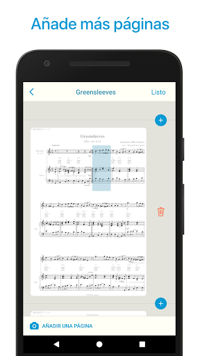 Captura de pantalla de Lector de notas y partituras