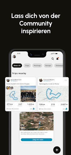 Cardo Ride – Motorrad App Screenshot