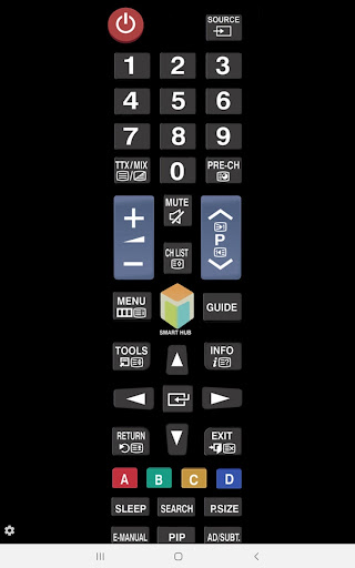 TV (Samsung) Remote Control Screenshot