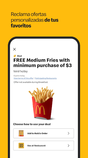 Captura de pantalla de McDonald's