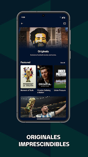 Captura de pantalla de FIFA+ | App de fútbol en vivo