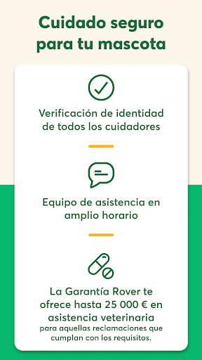 Captura de pantalla de Rover: Cuidado de mascotas