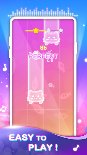 Captura de pantalla de Dreameow Tiles: Música de Gato