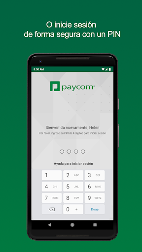 Captura de pantalla de Paycom