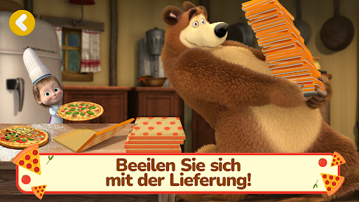 Mascha und der Bär: Pizzeria! Screenshot