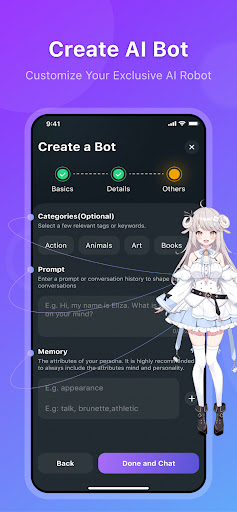 HiWaifu: AI Friend & Waifu Hub screenshot