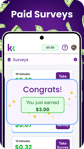 Captura de pantalla de KashKick: Get paid to have fun