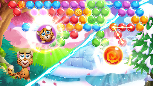 Captura de pantalla de Bubble Pop: Wild Rescue