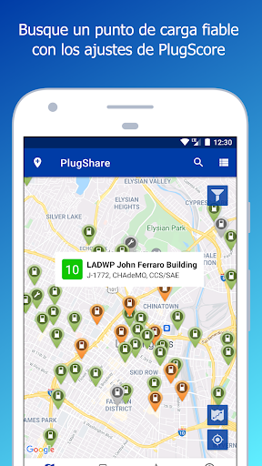 Captura de pantalla de PlugShare