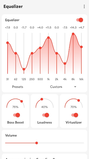 Flat Equalizer - Bass Booster screenshot
