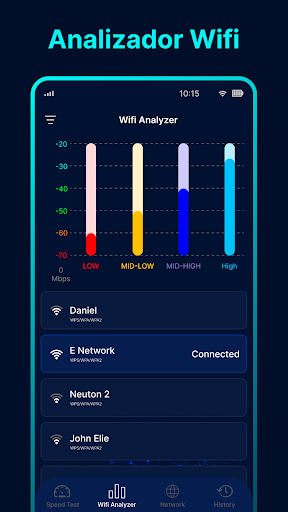 Captura de pantalla de Test de velocidad de internet