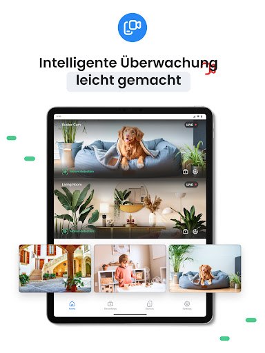 Überwachungskamera App: Visory Screenshot