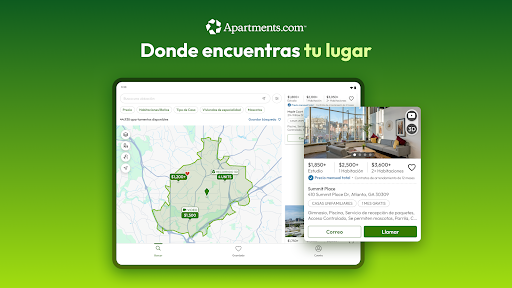 Captura de pantalla de Apartamentos.com Alquileres
