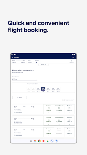 Captura de pantalla de Lufthansa