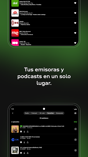 Captura de pantalla de radio.es - radio y podcast