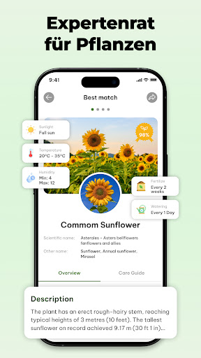 Pflanzenbestimmung & Pflege Screenshot