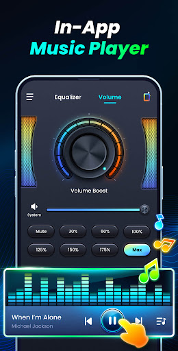 Volume Bass Booster, Equalizer screenshot