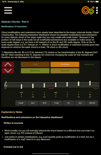 Captura de pantalla de Oolimo Guitar Chords