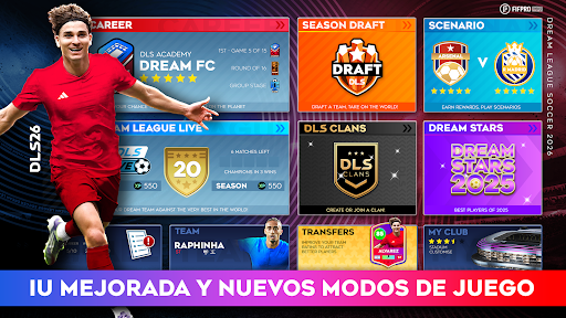 Captura de pantalla de Dream League Soccer 2026