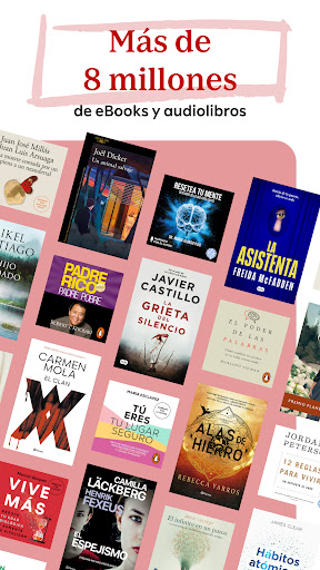 Captura de pantalla de Kobo Books eBooks Audiolibros