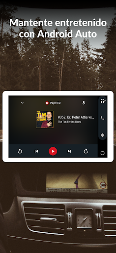 Captura de pantalla de App de podcast: Player FM