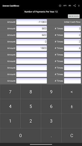 10bii Financial Calculator screenshot
