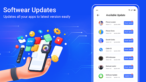 Captura de pantalla de Actualización de Software